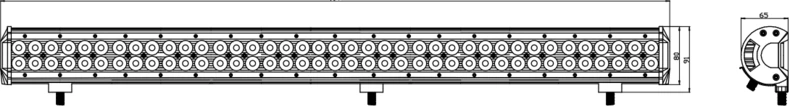 Kinwons Led Bar 10-30V 234W Combo