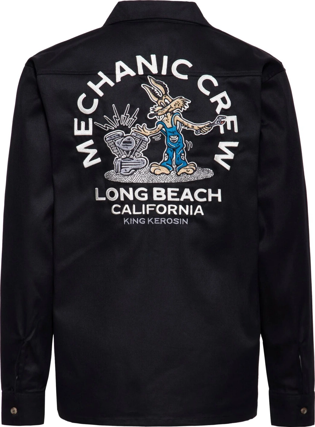 King Kerosin Mechanic Crew shirt, Black, M