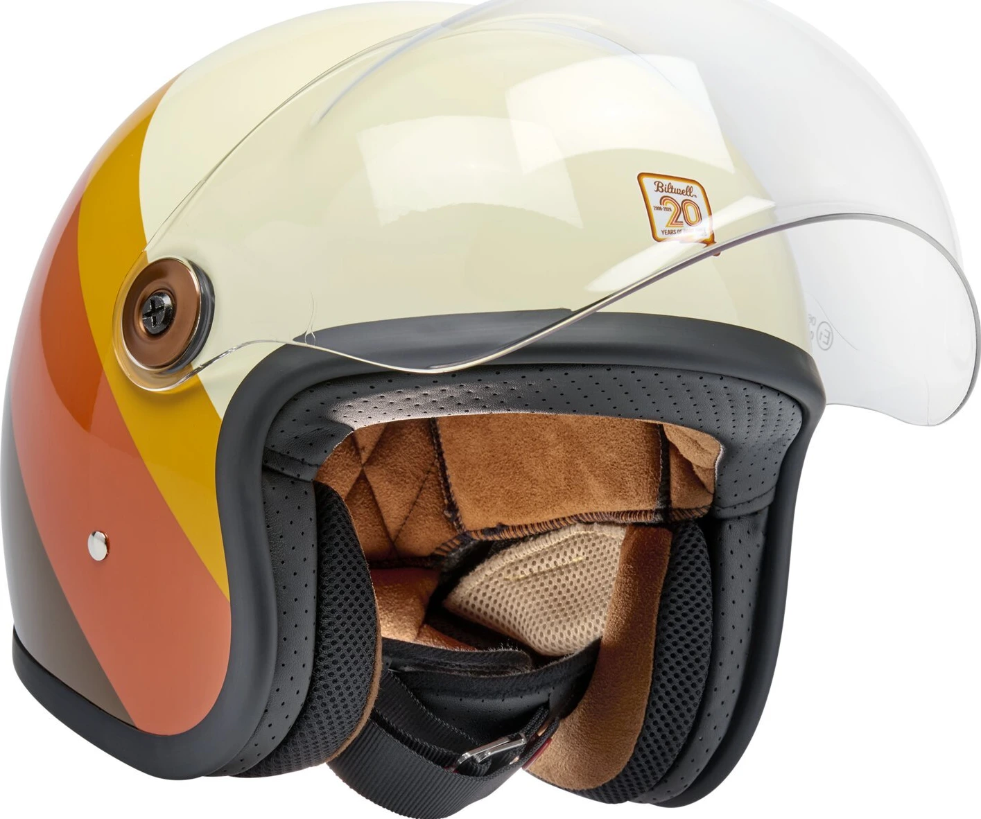 Biltwell Tahoe helmet, 20th anniversary Beige, L, Gloss