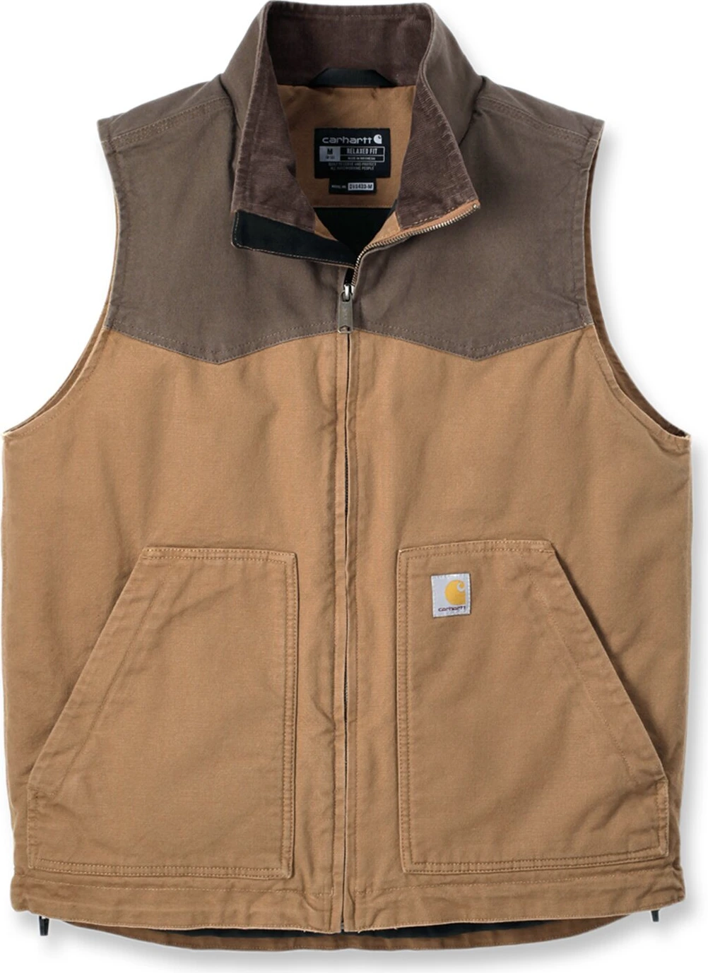 Carhartt Montana duck vest, carhartt brown, S