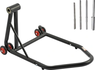 Motorcycle single sided swingarm stand for rear wheel 340kg with pins