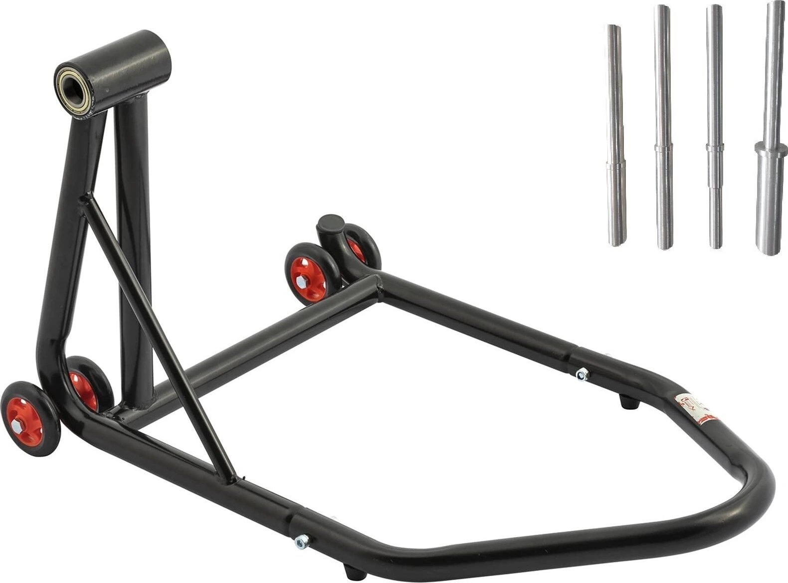 Motorcycle single sided swingarm stand for rear wheel 340kg with pins