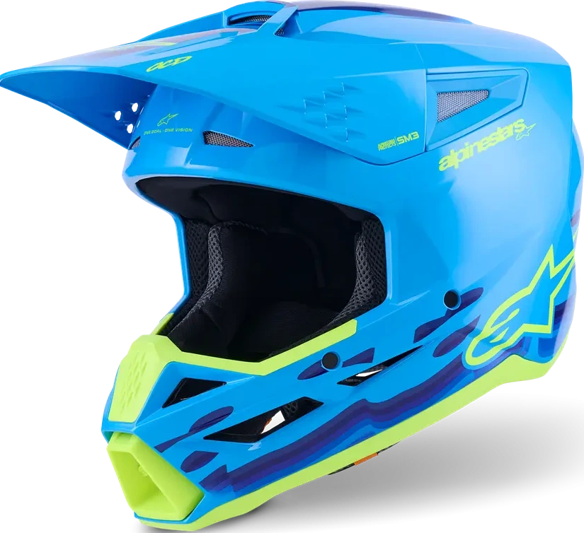 HELMET SM3 FORCE CYAN XS