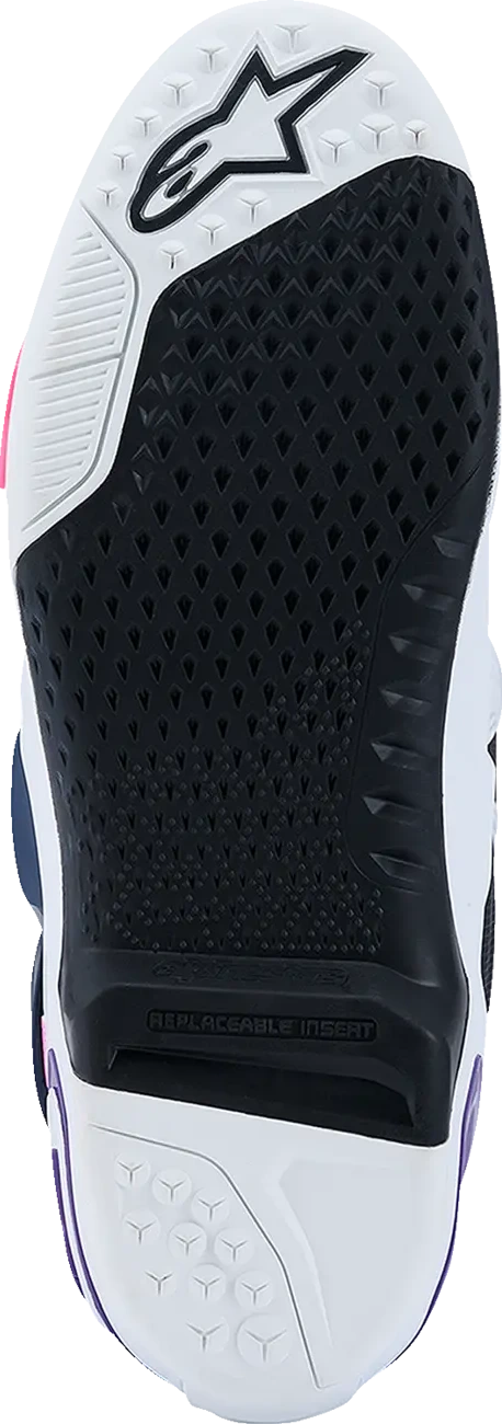 BOOT TECH 10 WHT/VLT/NVY/PINK 7