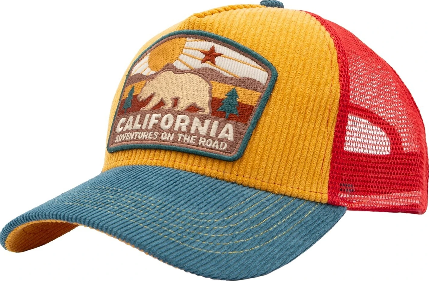King Kerosin California cap senf, Orange