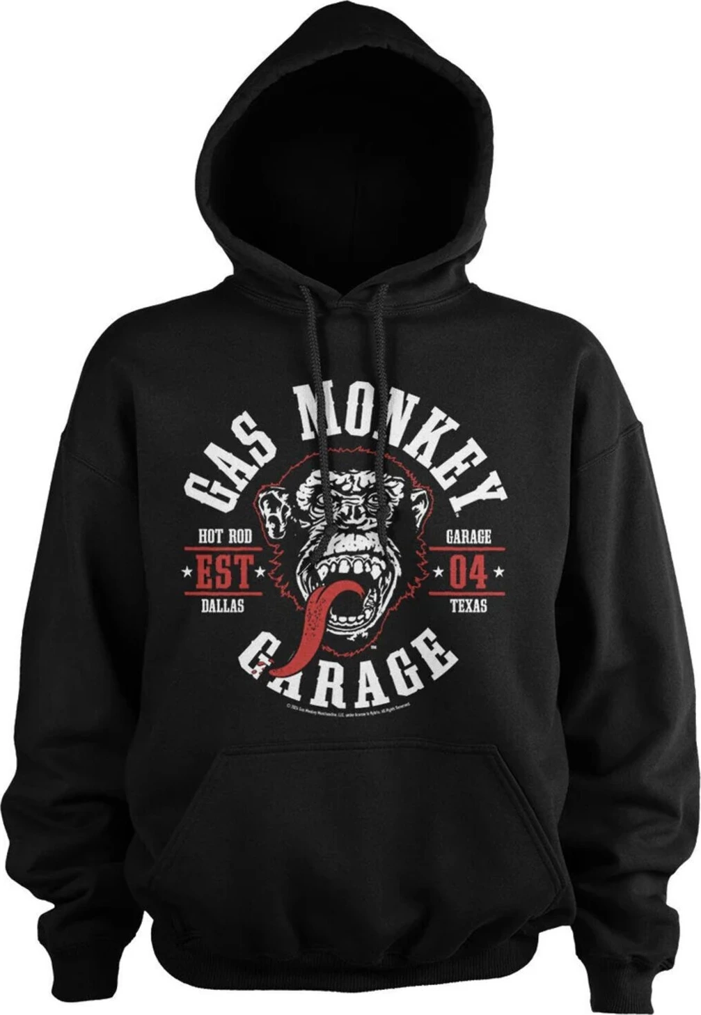GMG Round Seal hoodie, Black, 2XL
