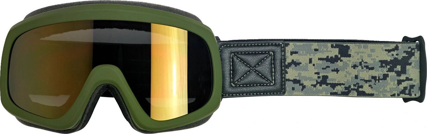 Biltwell Overland 2.0 Grunt goggle olive camo, Green