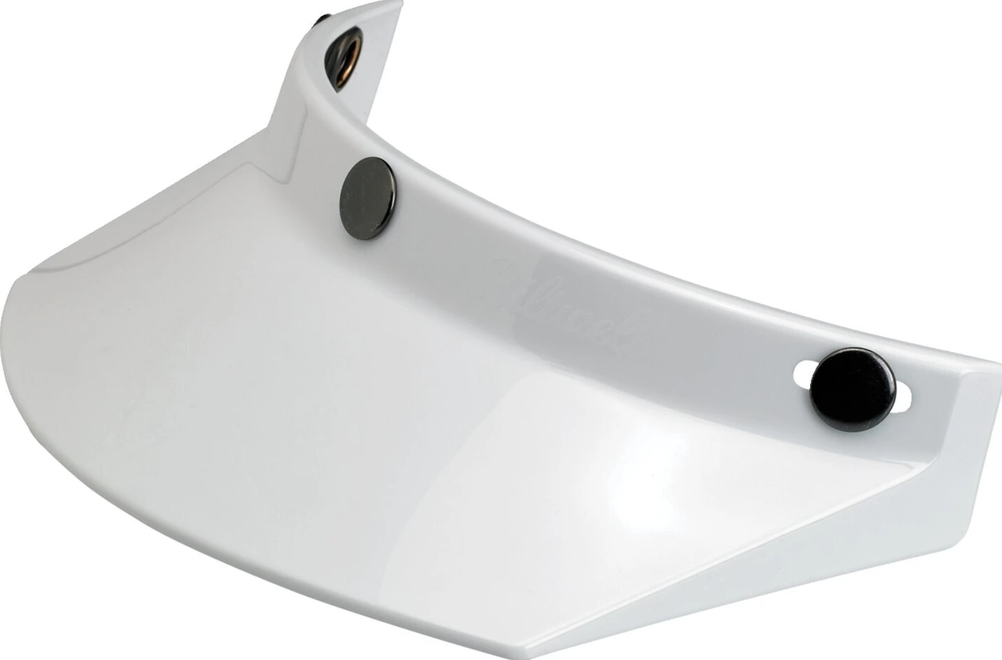 Biltwell Moto peak, White, Gloss