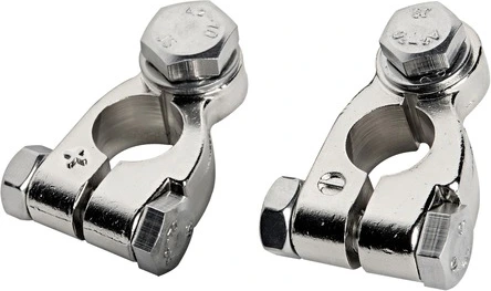 Big battery clampsn-p brass
