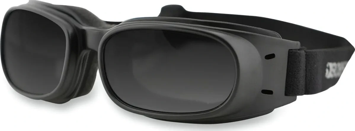 GOGGLE PISTON BLACK W/ SMOKE LENS