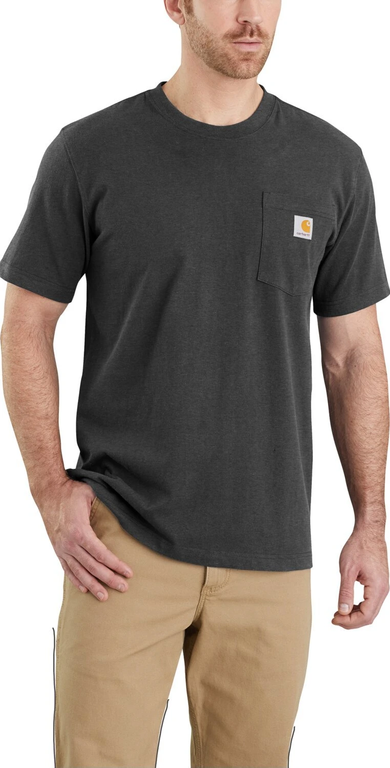 Carhartt K87 Pocket t-shirt, carbon heather, M