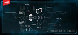 Leatt Kneecup Z-Frame, right XL