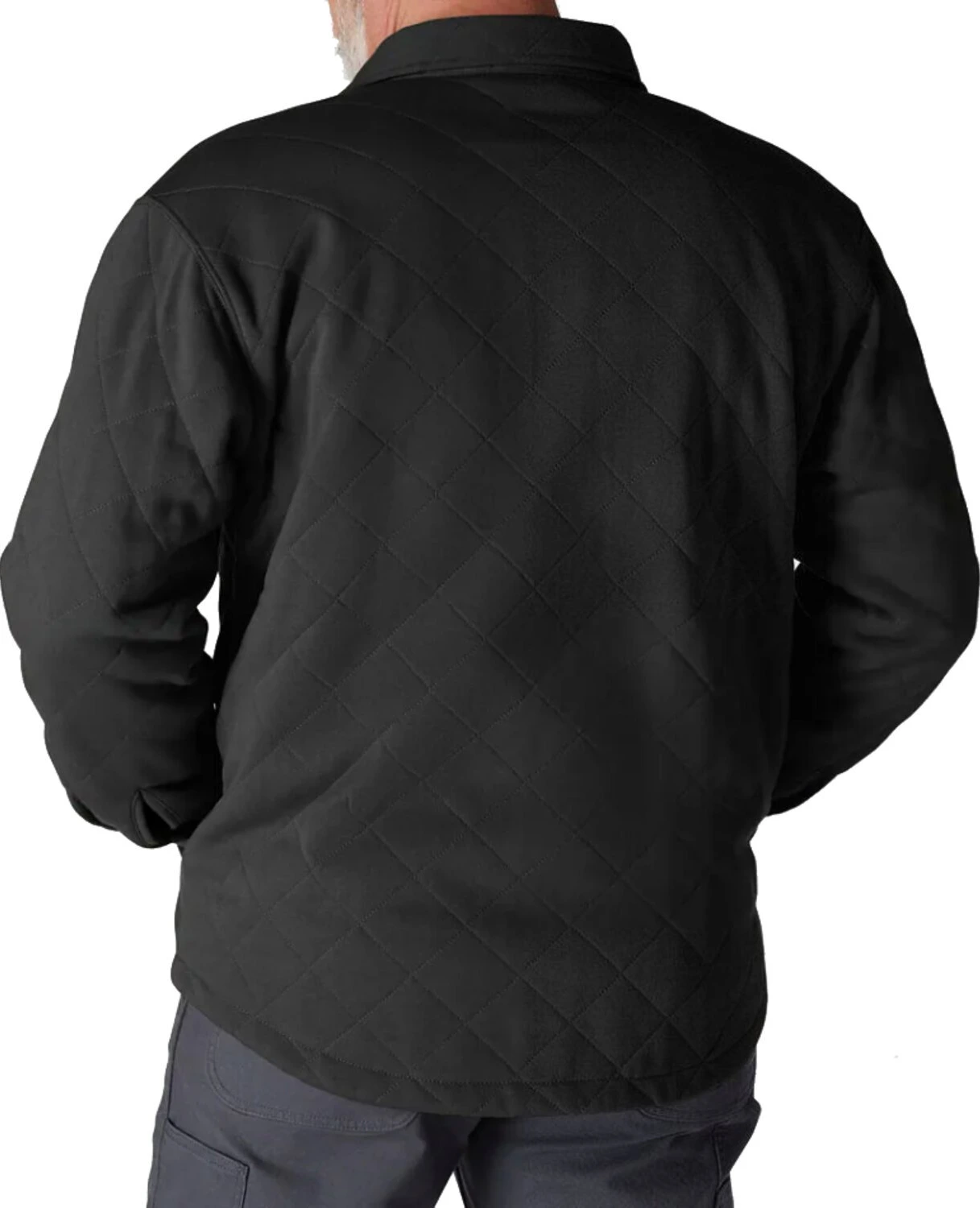Carhartt Quilted Snap Front shirt, Black, L