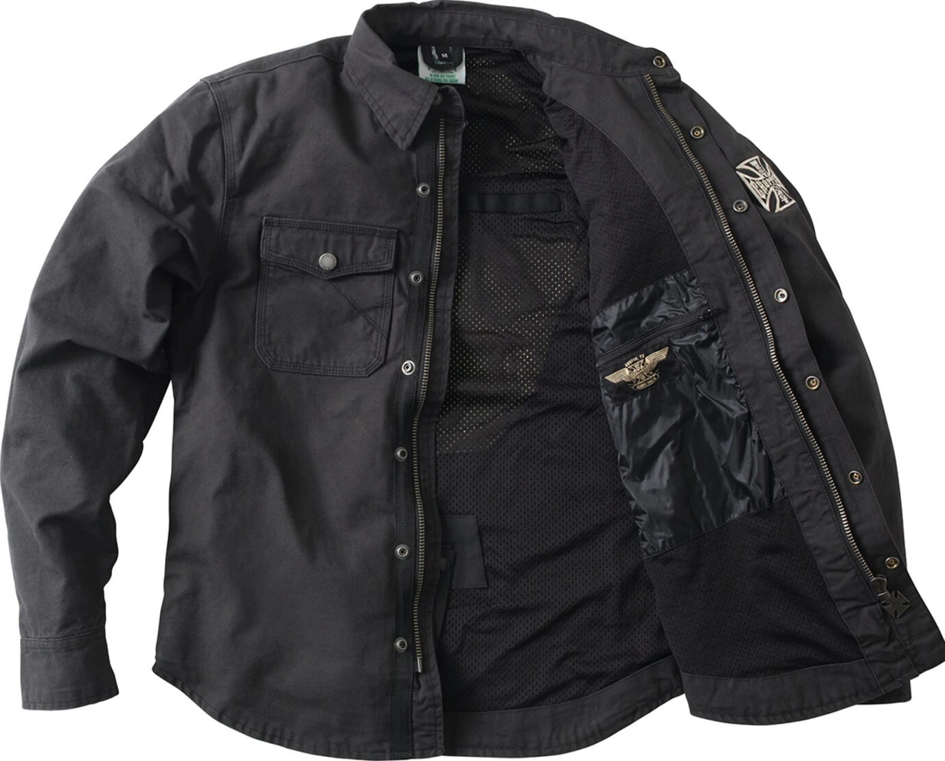 WCC Forged Riding shirt, Black, S