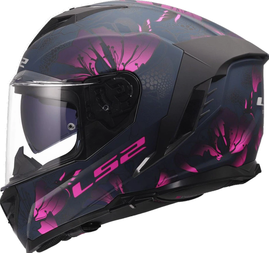 LS2 FF818 STORM III BURST Helmet - L, Black Pink