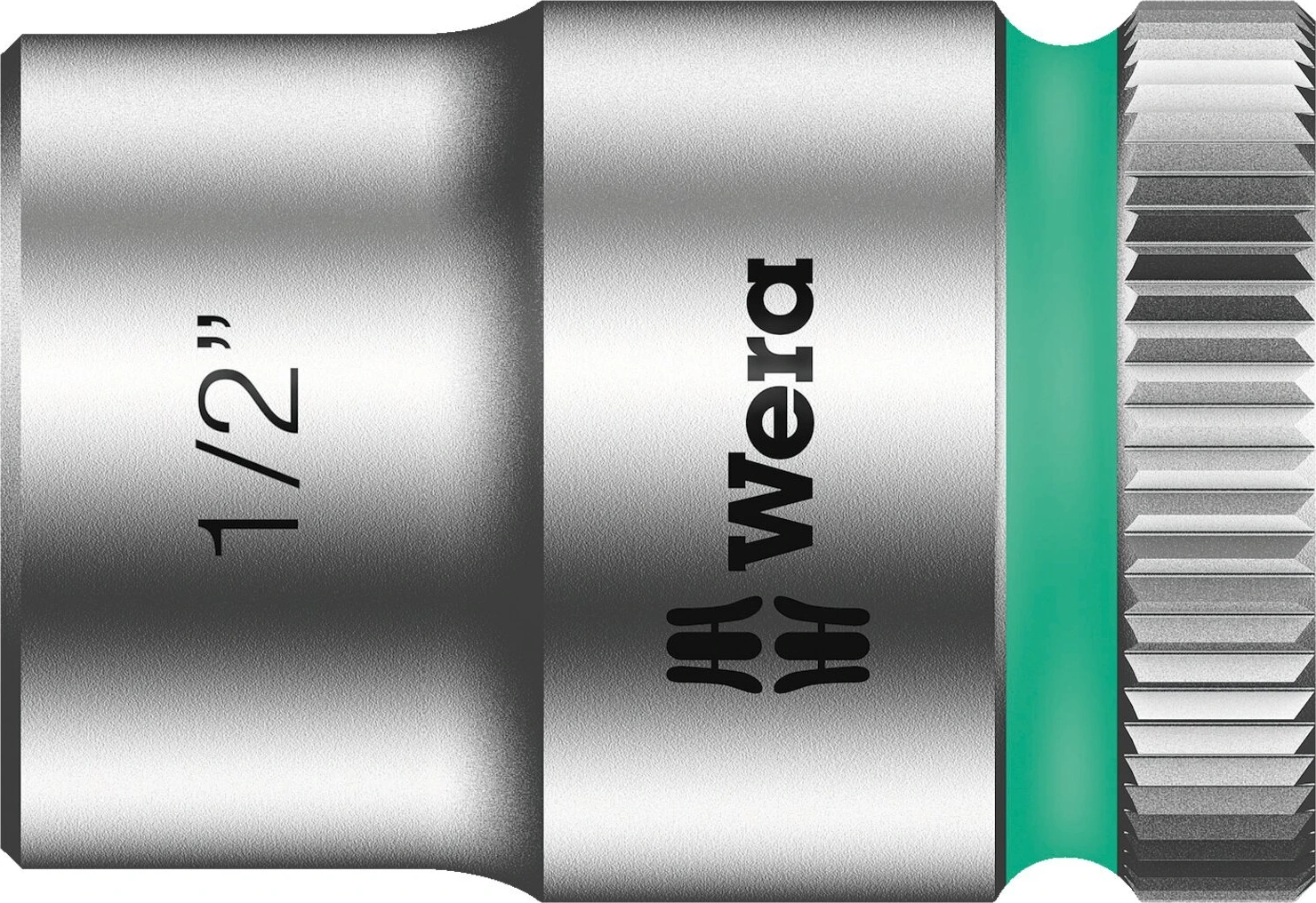 Wera Zyklop 3/8" socket - US size 1/2", 12.7 mm, Chrome