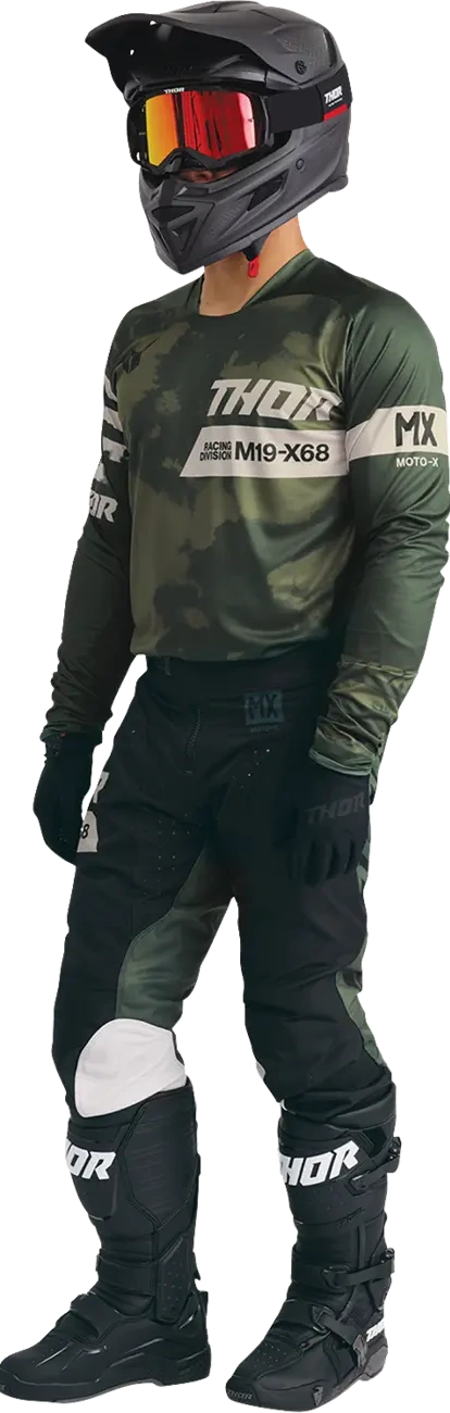 JERSEY LAUNCHMODE BLEACH BLK/CAMO S