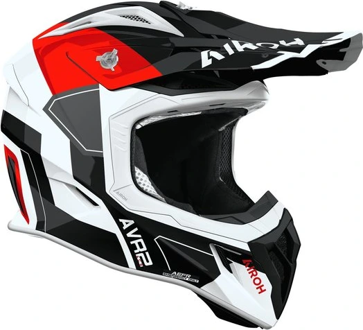 Airoh Helmet Aviator Ace 2 Shield Red gloss, S
