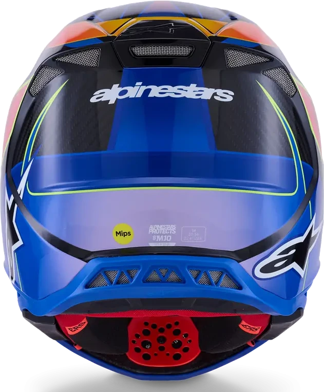 HELMET S-M10 ERA BLUE/RED/YL L