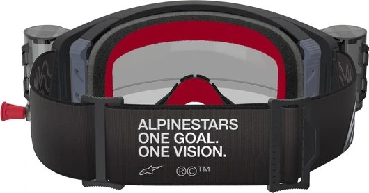 Alpinestars Goggle Supertech CORP Black/ Grey Clear ROLL-OFF