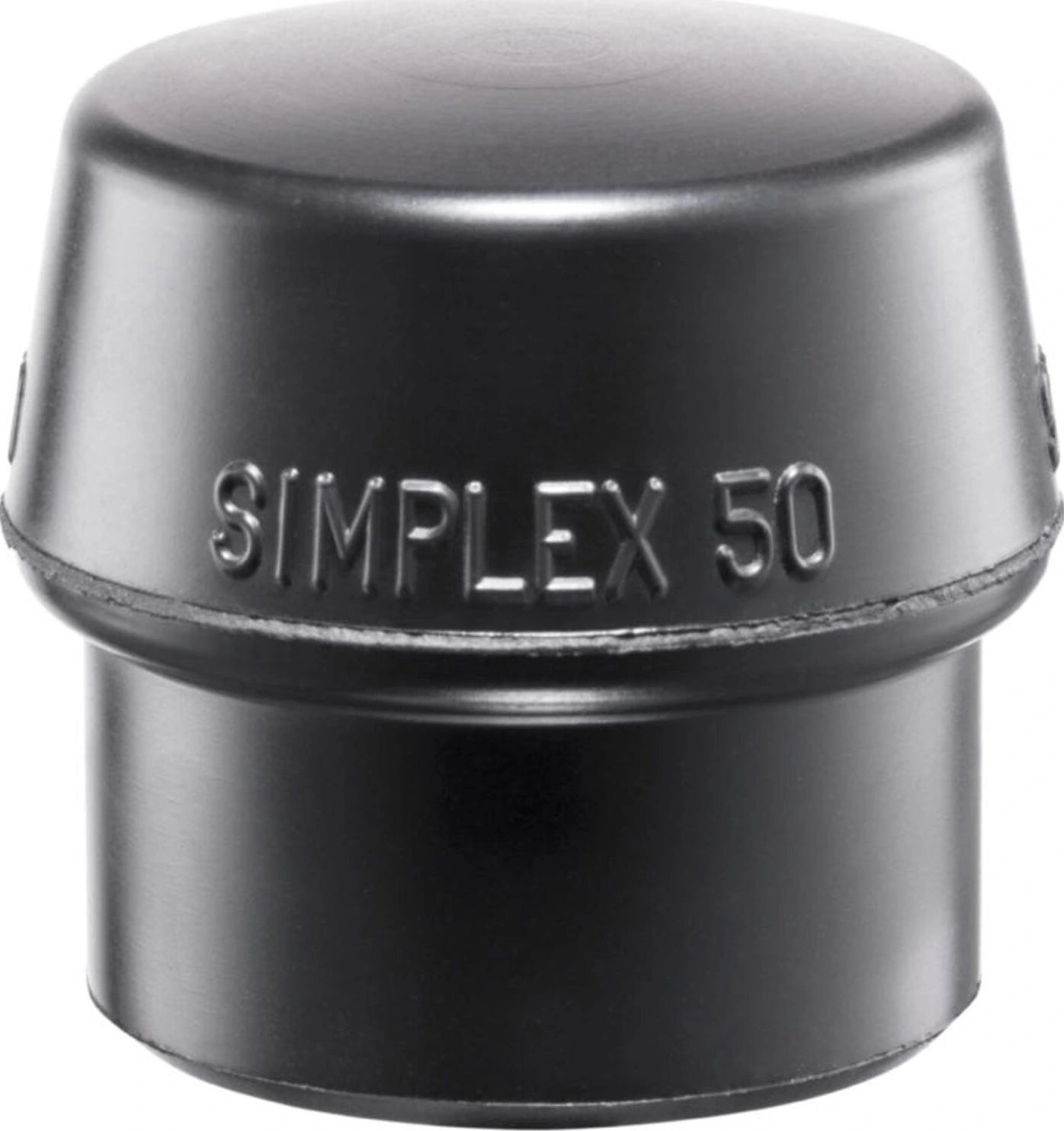 Halder insert for Simplex mallet 100mm rubber - Medium hard, Black