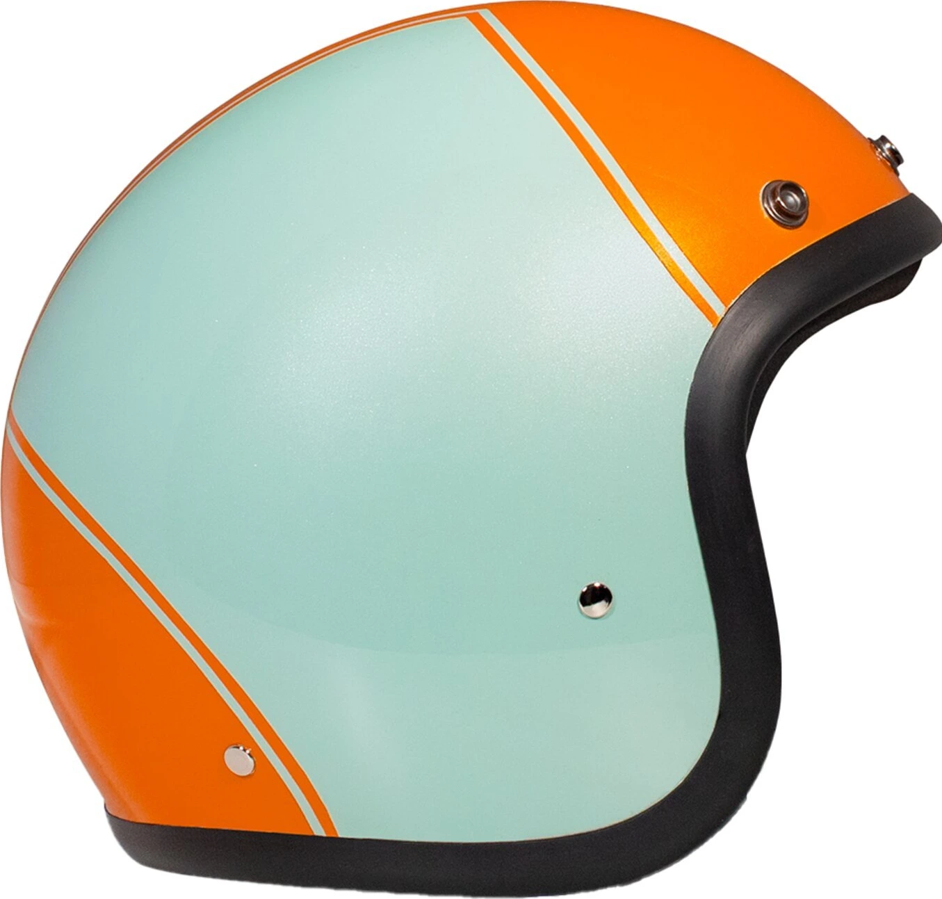 DMD Retro helmet double, Black, S, Matte