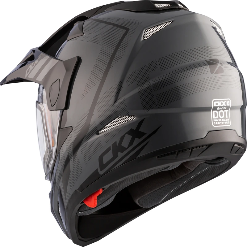 CKX Helmet QUEST RSV Moosek w electric visor Grey, XS