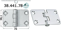 hinge reverse knotSS 70x38.1