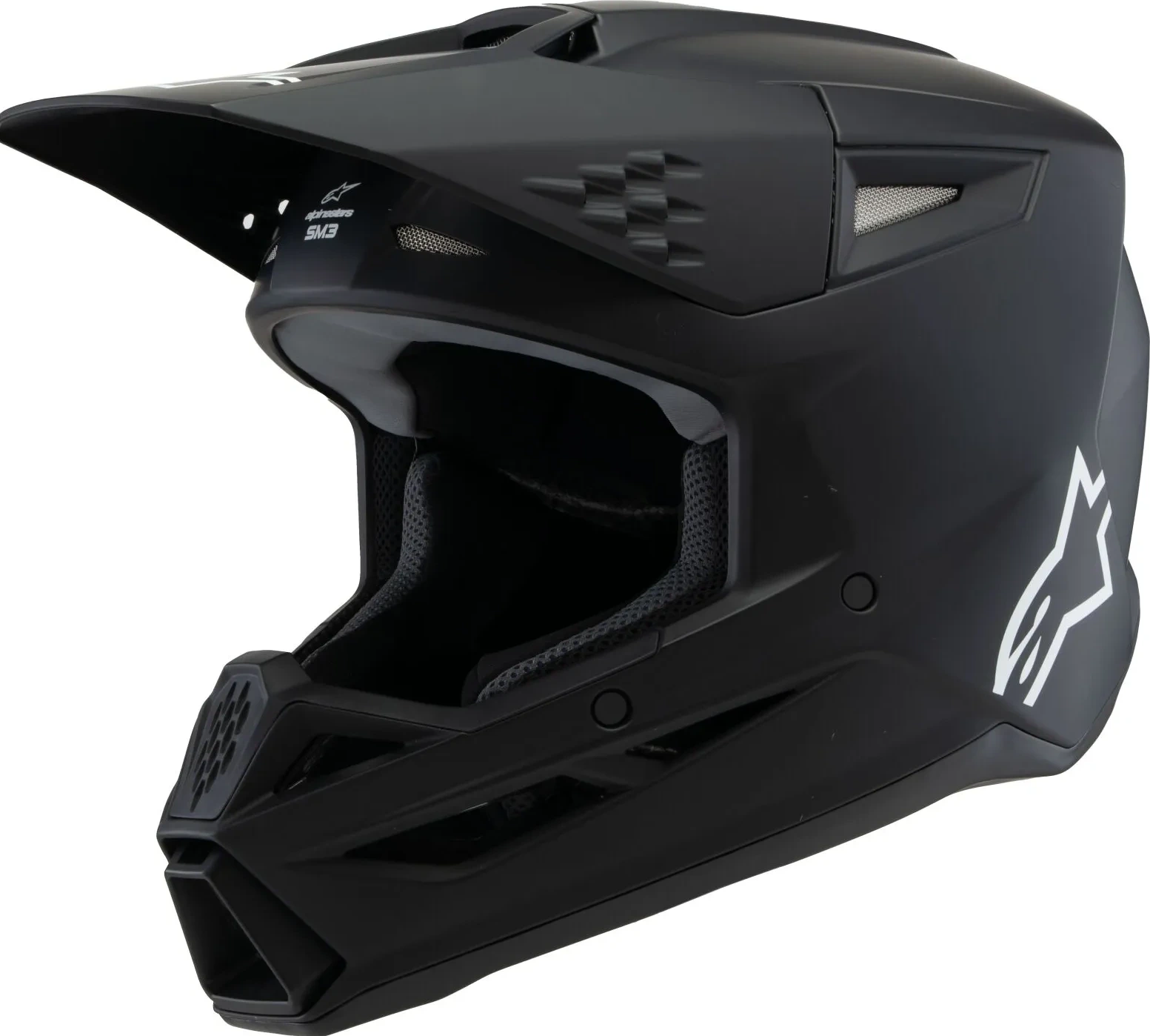 HELMET YTH SM3 SOLID BLACK YS