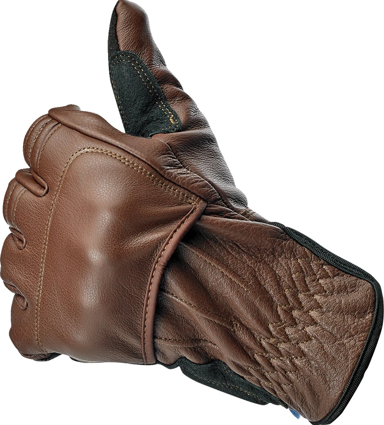 Biltwell Belden gloves, chocolate Black, Black, XS