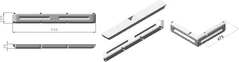 Dan-Fender Mini Multi Dock Fender white 950 x 120 x 52mm