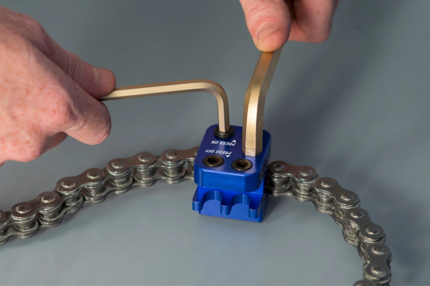 Motion Pro, Master Link press tool, Blue