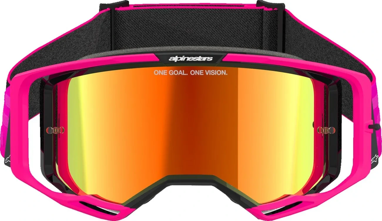 GOGGLE VISION 8 CORP PINK MIRROR-RED