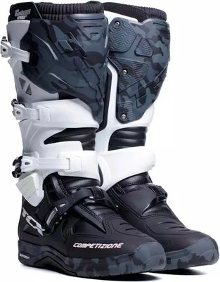 TCX MX Boot Comp Evo 2 Michelin Black/White/Camo, 41