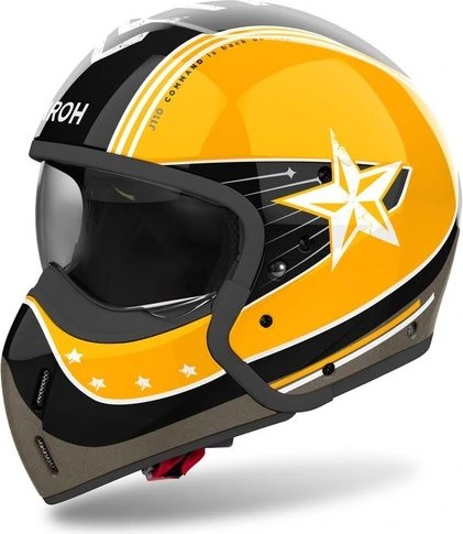 Airoh Helmet J 110 Command Yellow Gloss, S