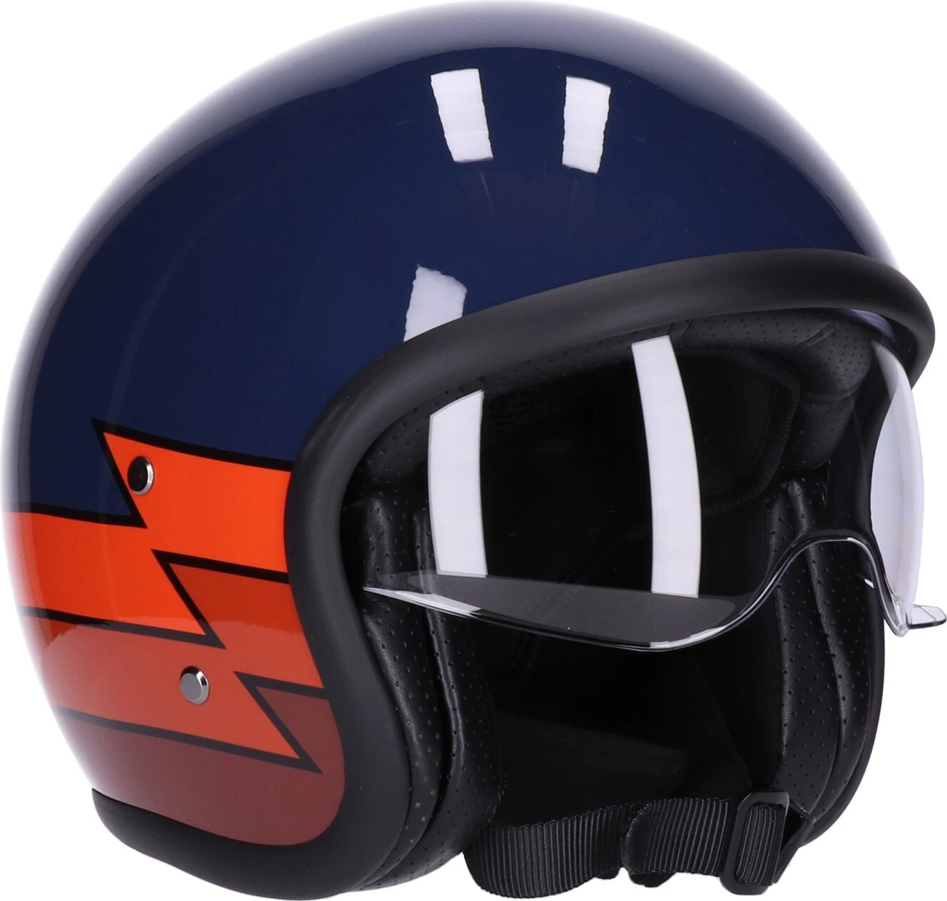 Roeg Sundown helmet Lightning gloss navy