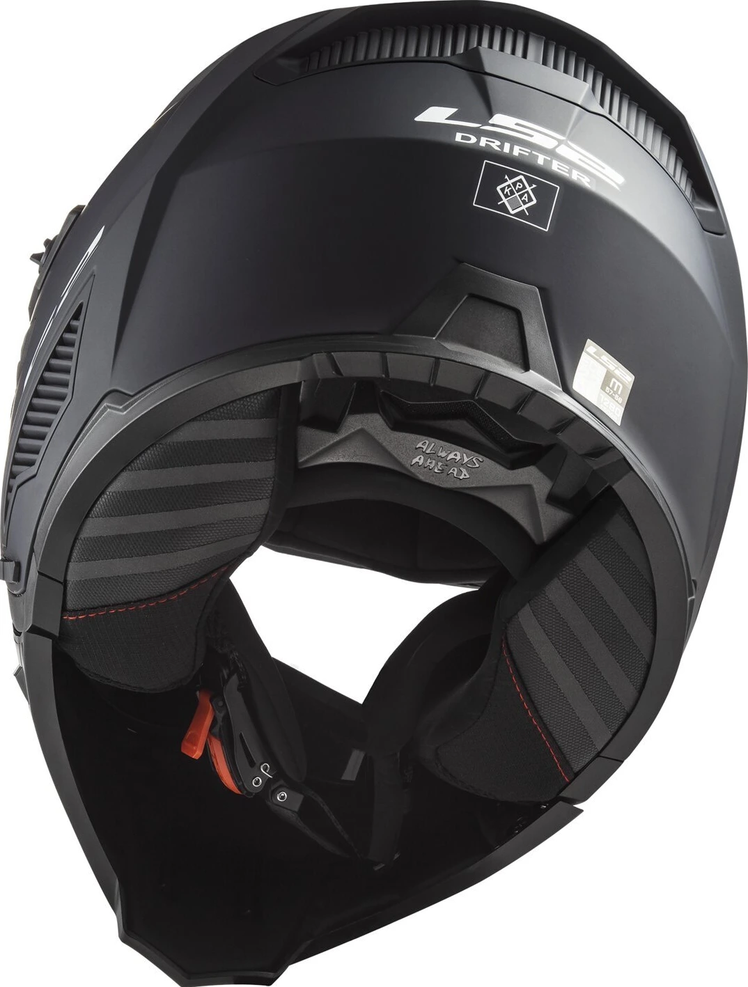 LS2 Drifter Solid helmet, Black, XS, matt