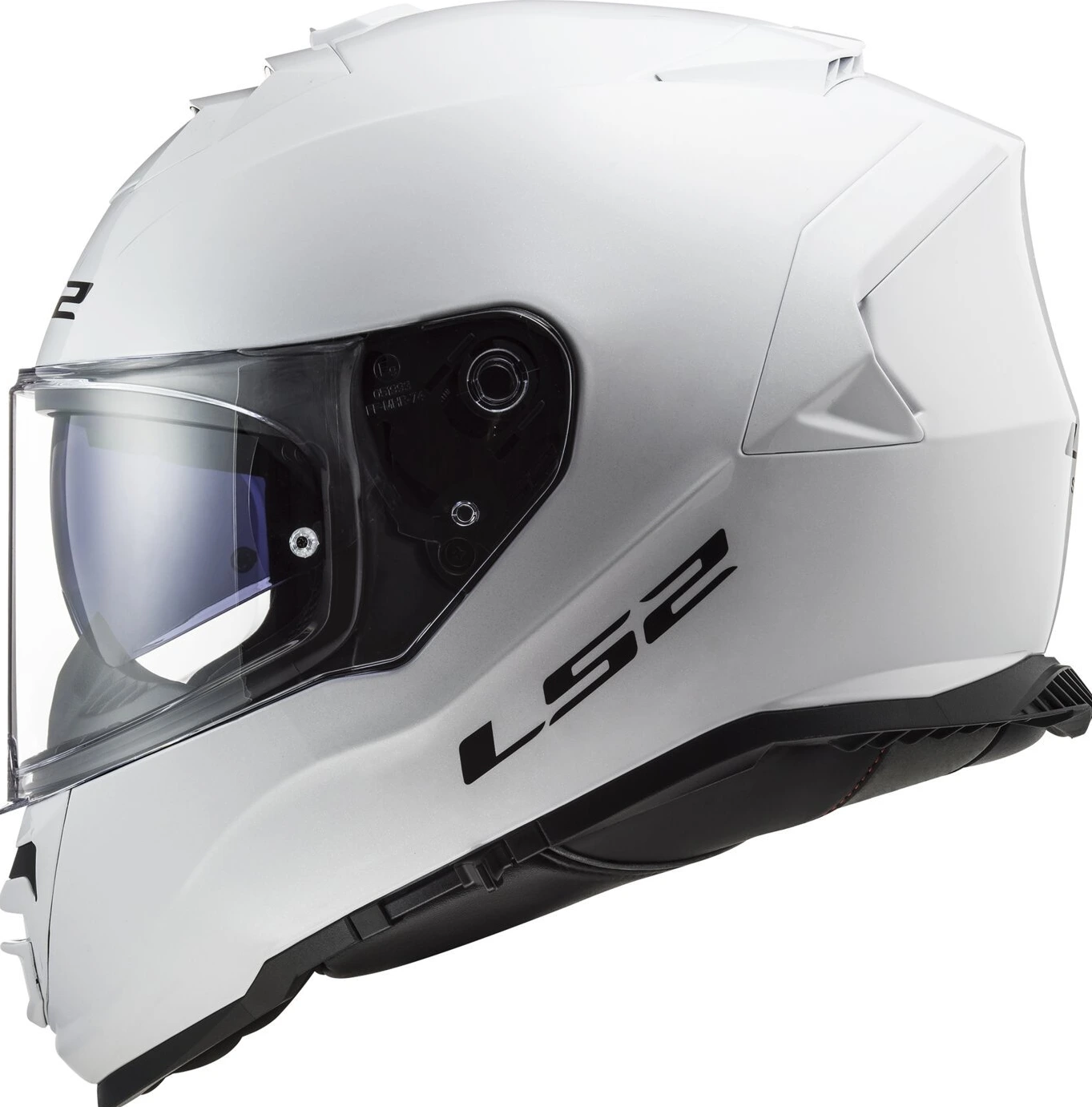 LS2 Storm II Solid helmet white, XS, Gloss