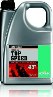 Eļļa MOTOREX TOP SPEED 4T 10W40 4L