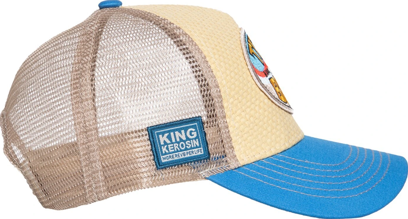 King Kerosin Titties And Beer cap, Beige, blue