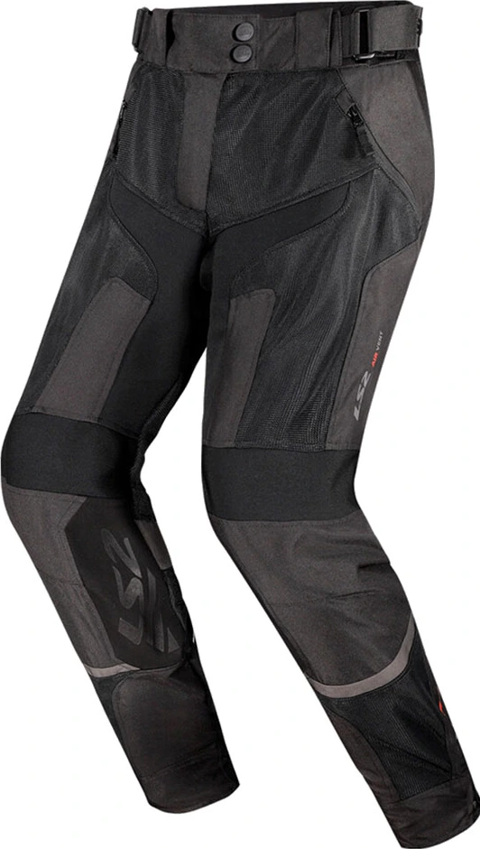 LS2 Como Air Lady Pants - Black Dark Grey, 2XL