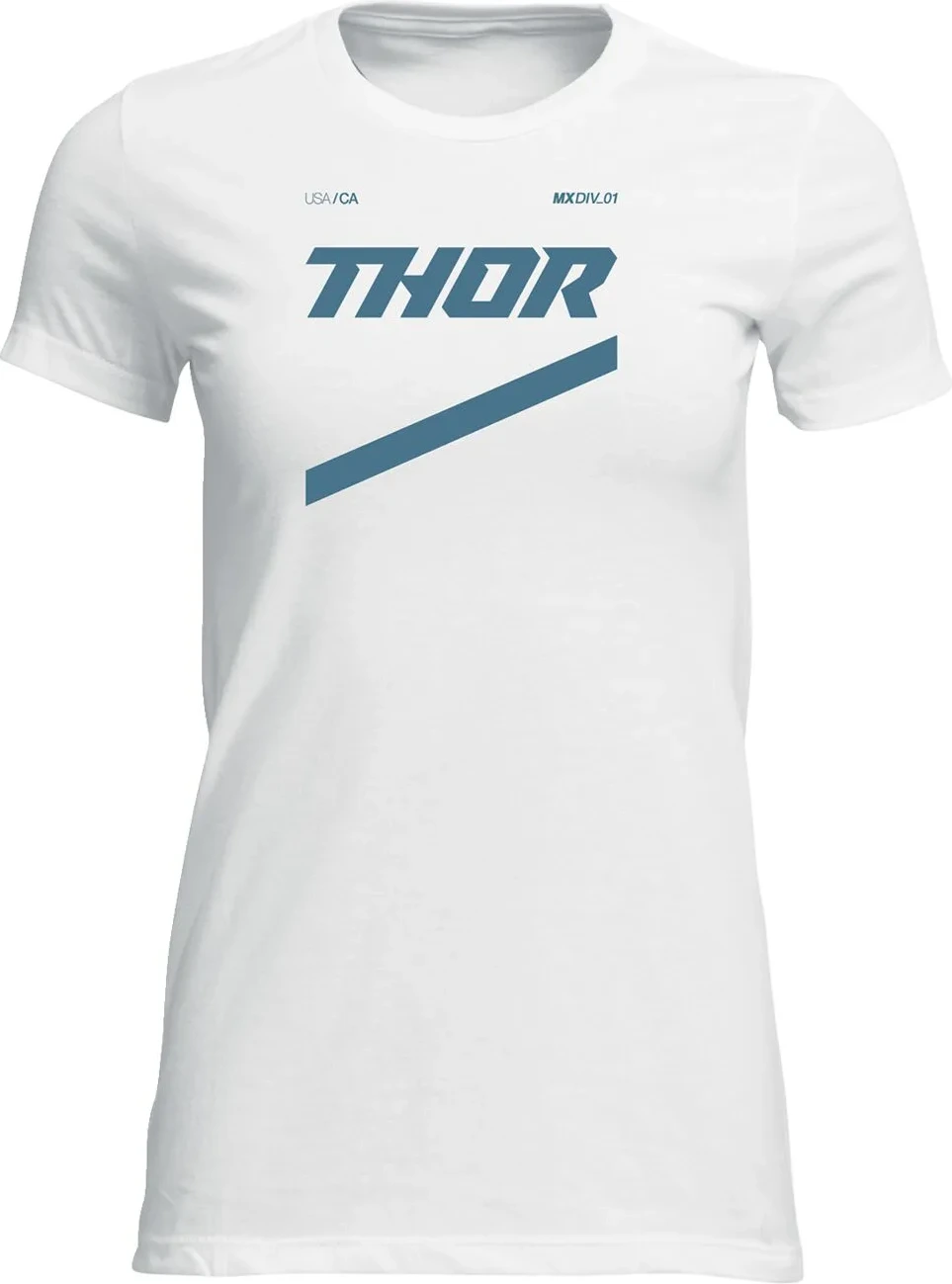 TEE WOMENS BRAVE WHITE MD
