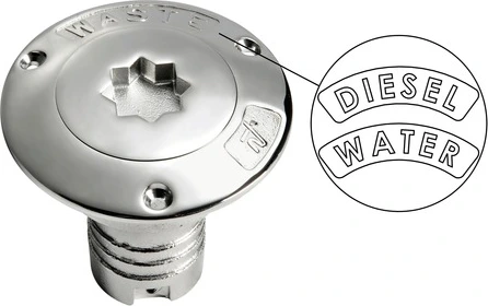 Osculati deck filler AISI 316 WATER 38mm