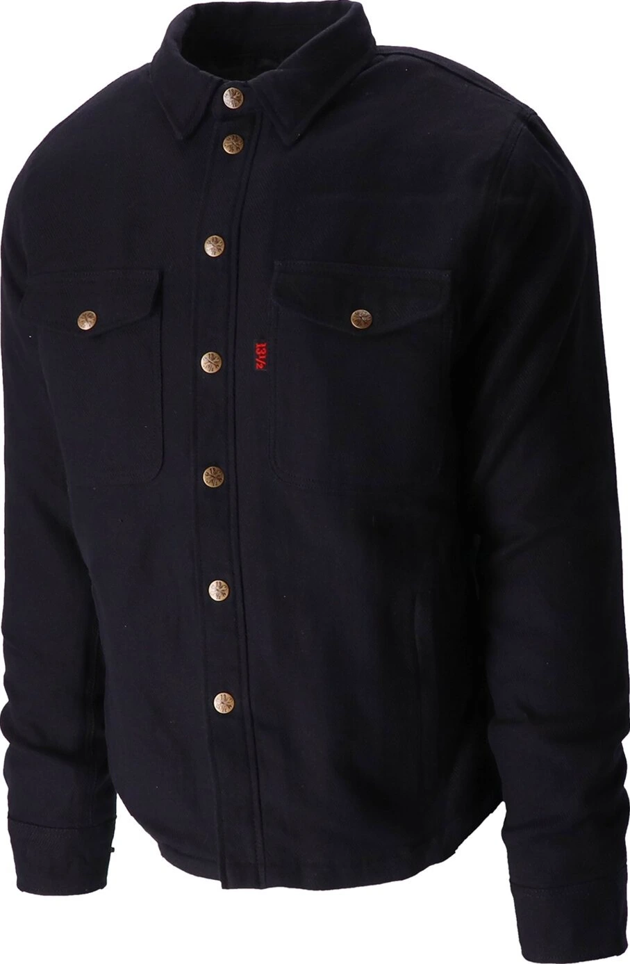 13 1/2 Long Run shirt, Black, S