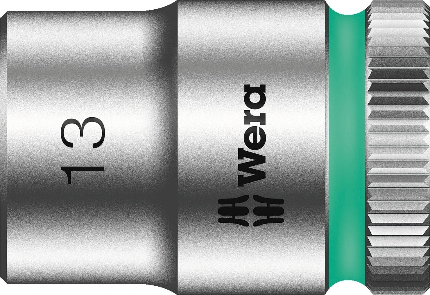 Wera Zyklop 3/8" socket - Metric 13.0, 13 mm, Chrome