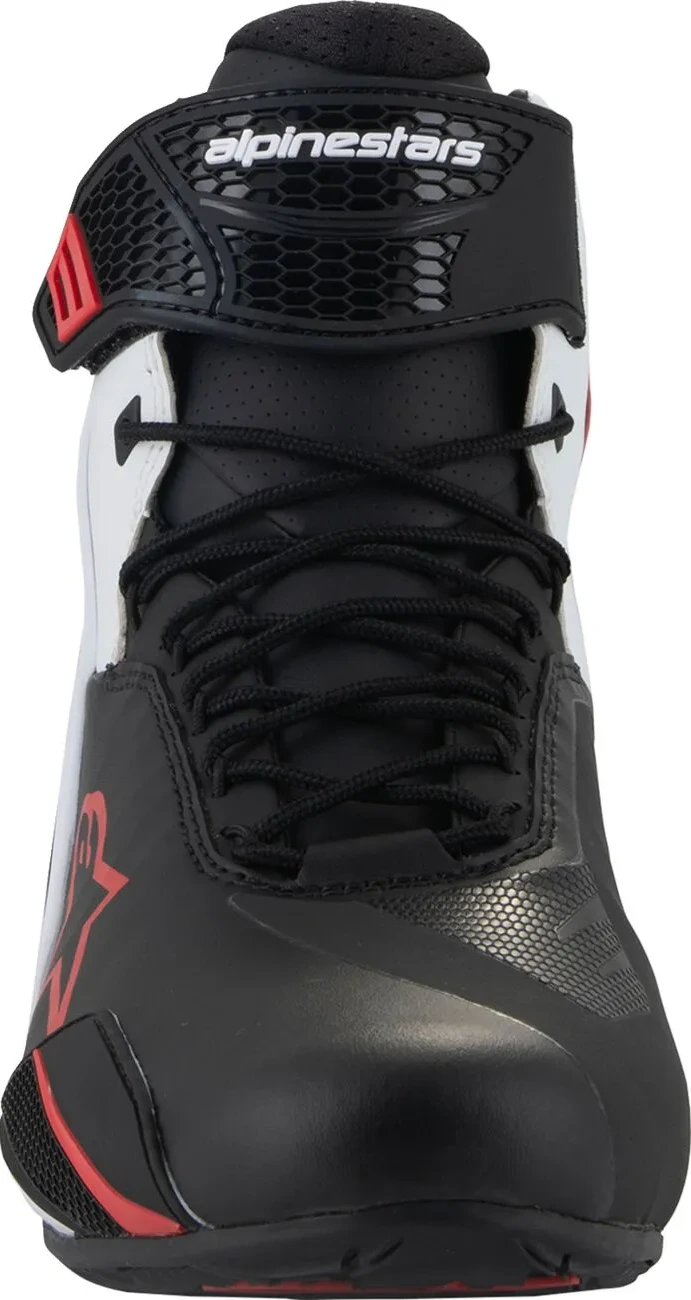 SHOES FASTER-4 BK/WH/DK RD 7