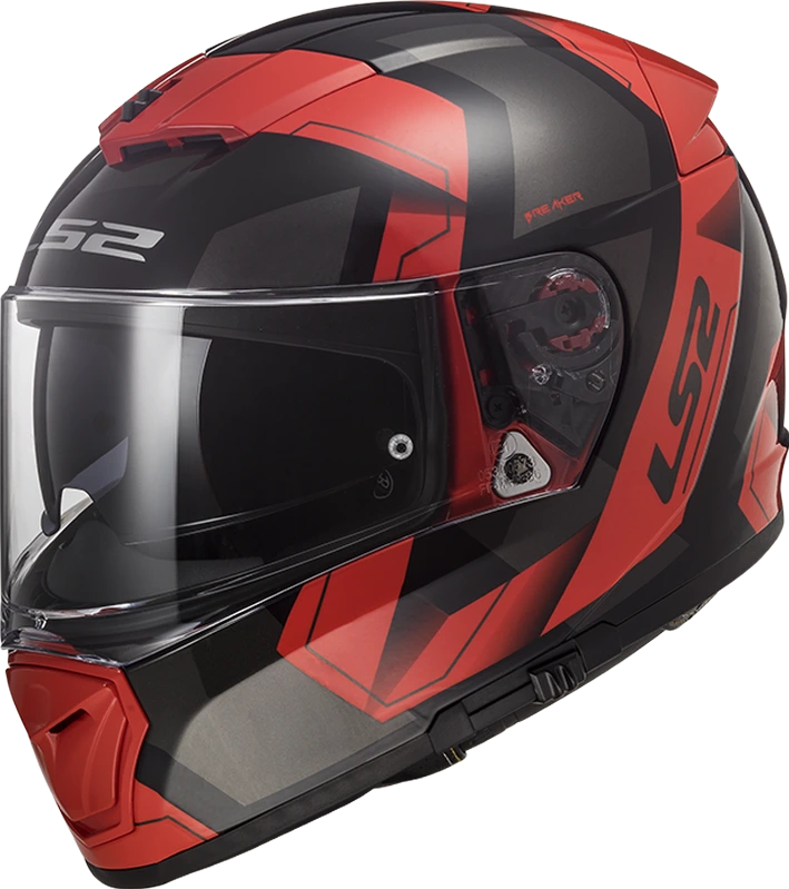 LS2 FF390 BREAKER PHYSICS helmet - 2XL, Black Red