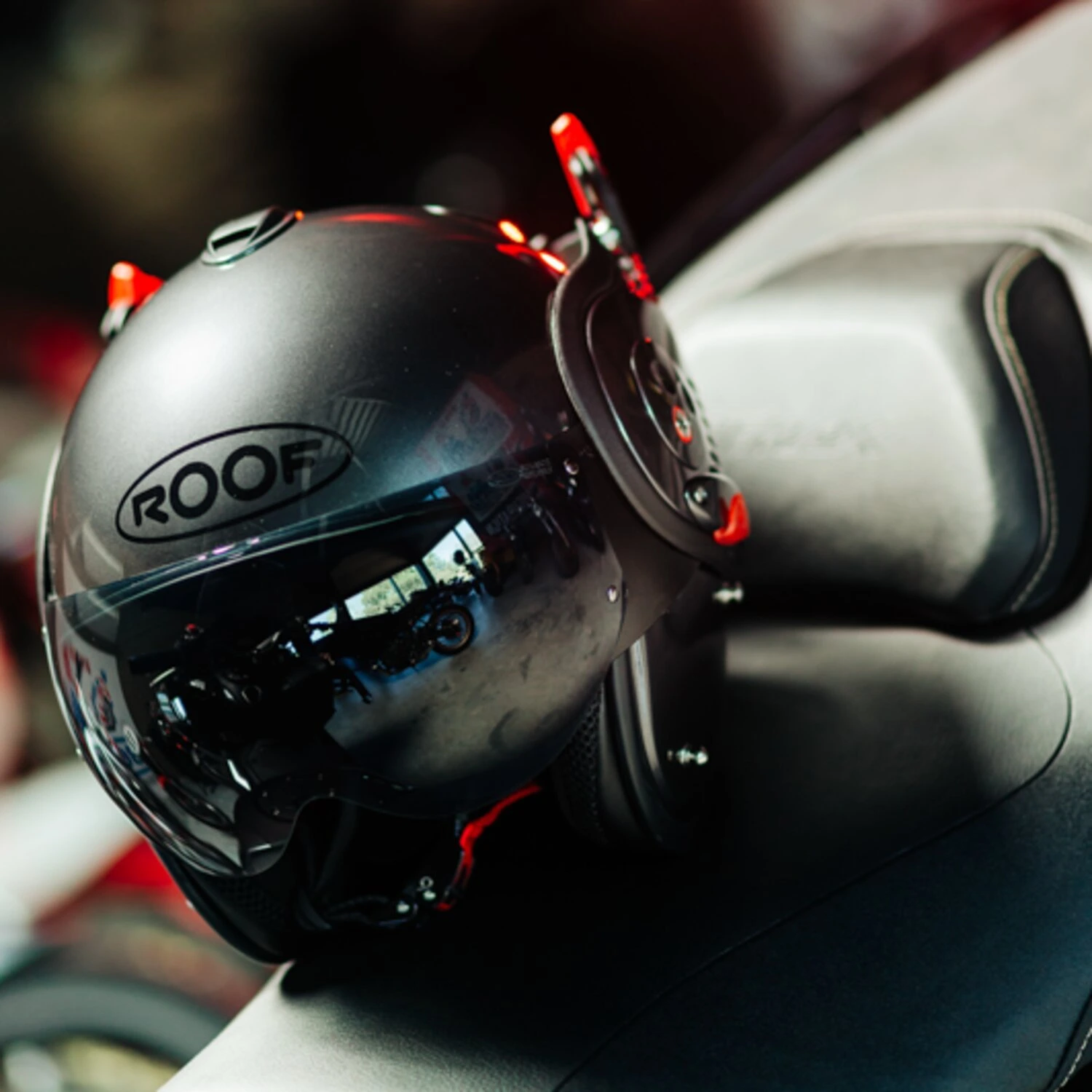 Roof Boxer Alpha helmet metal, Gray, XS, Matte