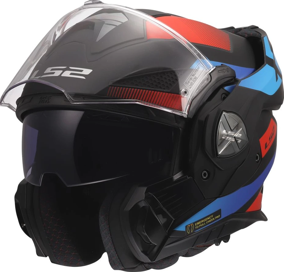 LS2 FF901 ADVANT X NOVA Helmet - Black H-V Yellow, L