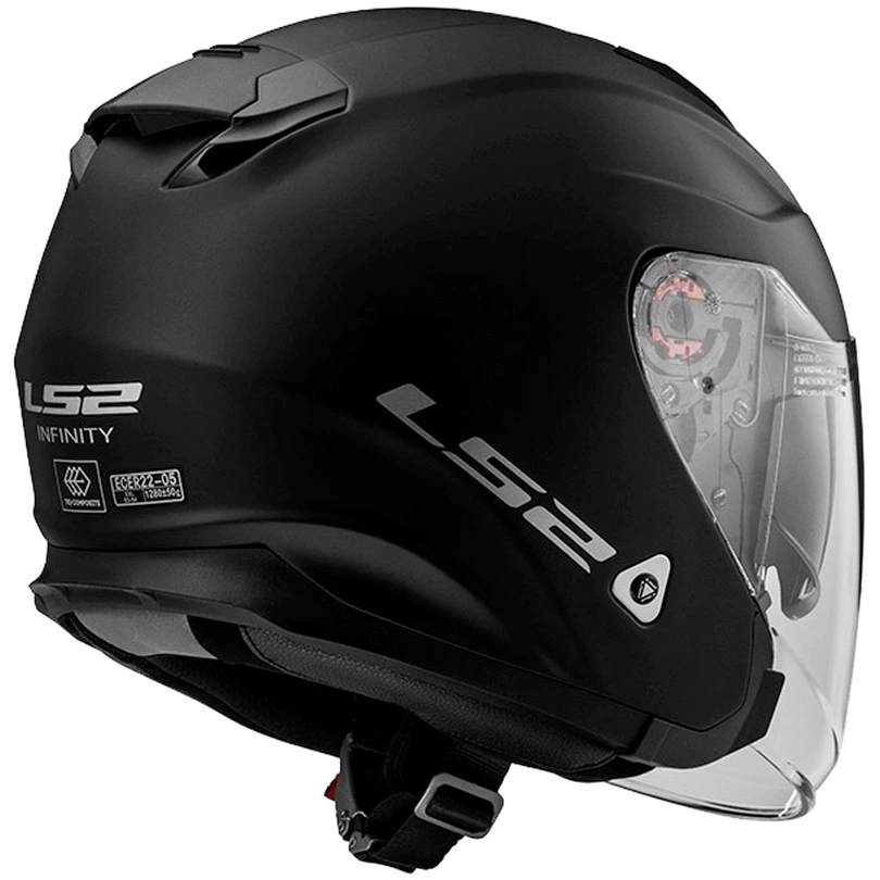 LS2 OF521 INFINITY helmet - XS, Gloss White